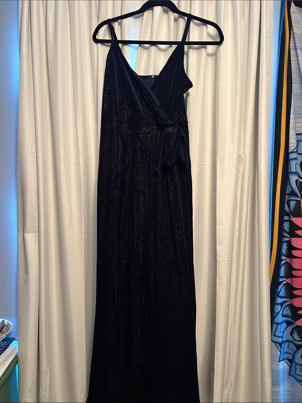 Elegant Deep Navy Sparkle Jumper